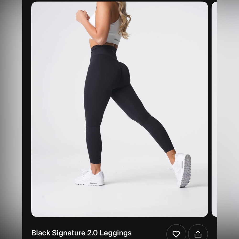NVGTN Black Signature 2.0 Leggings - M
